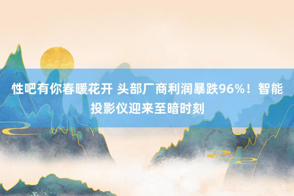   性吧有你春暖花开 头部厂商利润暴跌96%！智能投影仪迎来至暗时刻