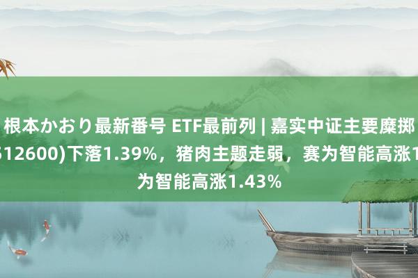 根本かおり最新番号 ETF最前列 | 嘉实中证主要糜掷ETF(512600)下落1.39%，猪肉主题走弱，赛为智能高涨1.43%